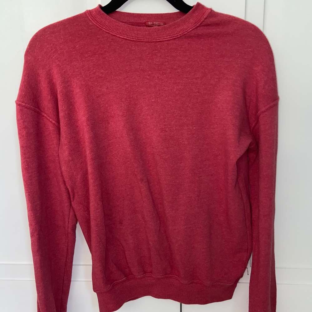 Brandy Melville Red Crew Neck